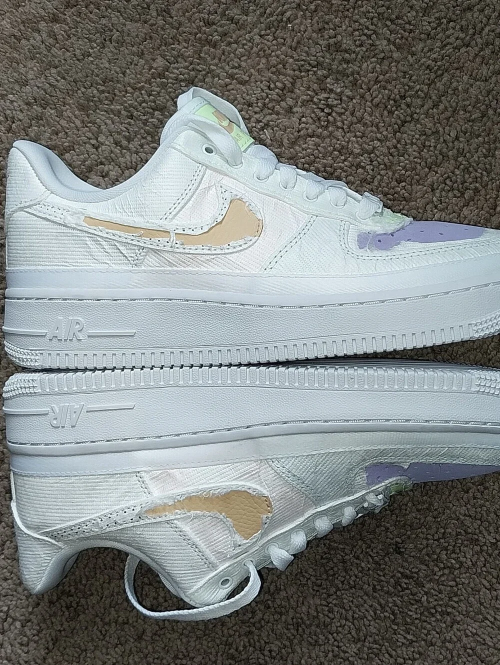 Nike Women’s Air Force 1 '07 Premium Pastel Reveal Low Top Shoe 6.5 - Picture 1 of 8